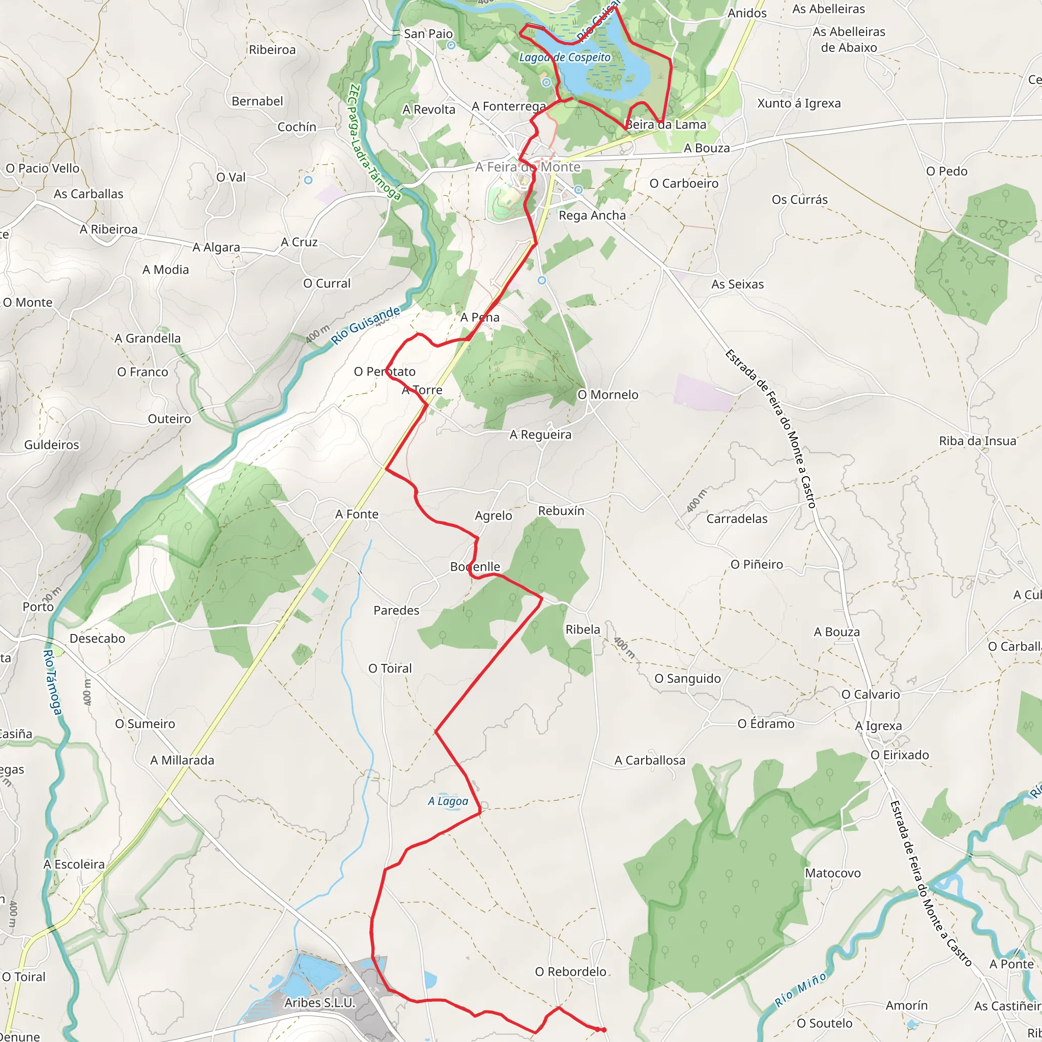 Ruta das Lagoas PR G 151 mobile static map