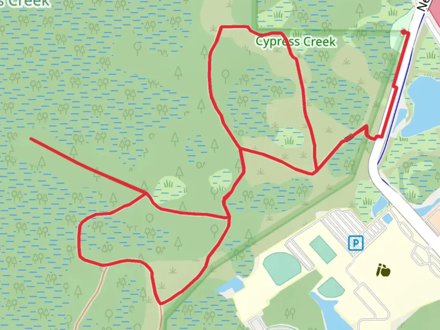 An image depicting the trail Red and Yellow Loop Trail and its surrounding area.