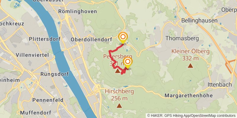 Rheinsteig alt 17 Map