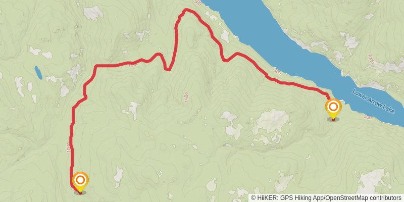 Kettle Valley Rail Trail stage 2 Map