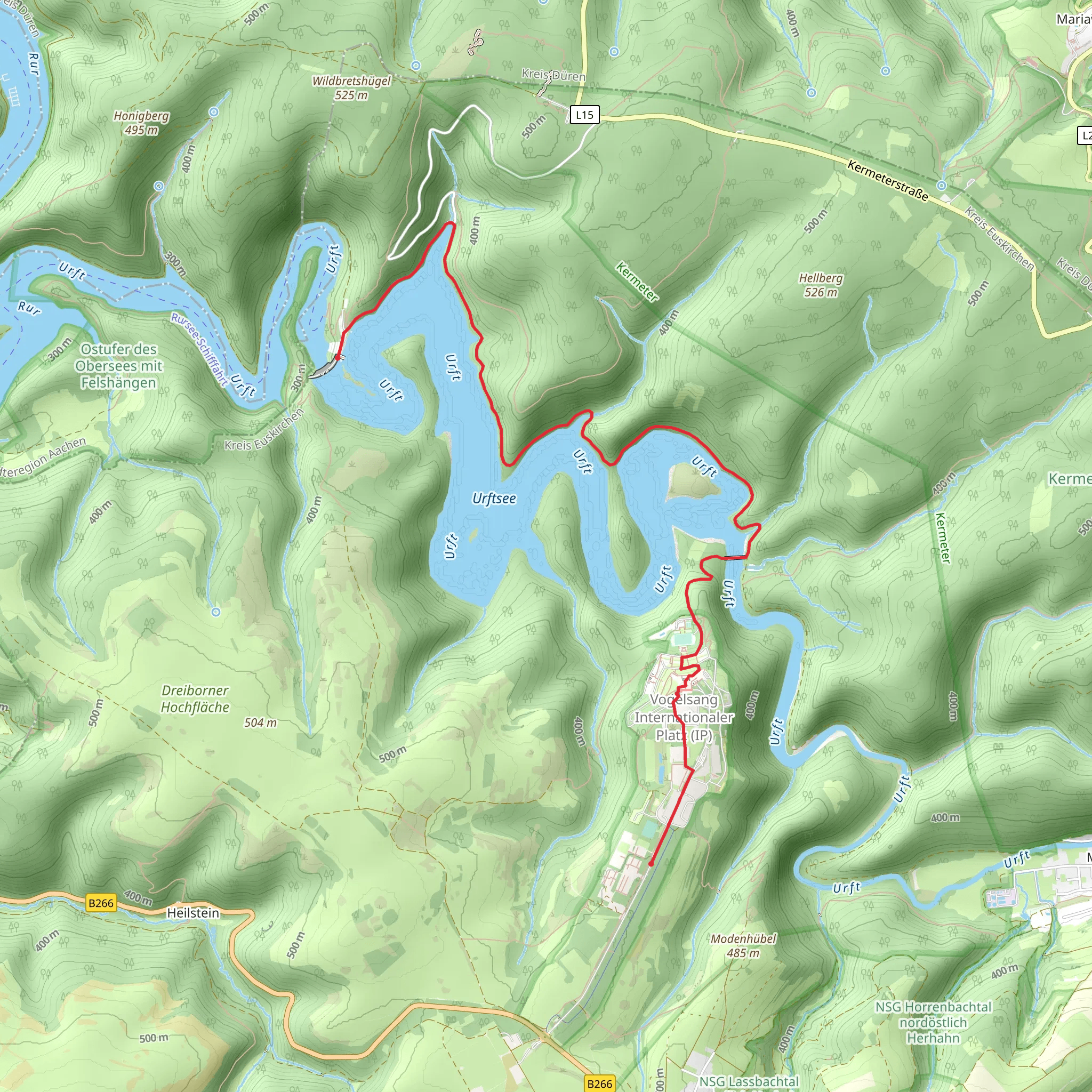 Hohenbach and Urft mobile static map
