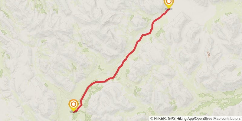 Canol Heritage Trail stage 3 Map