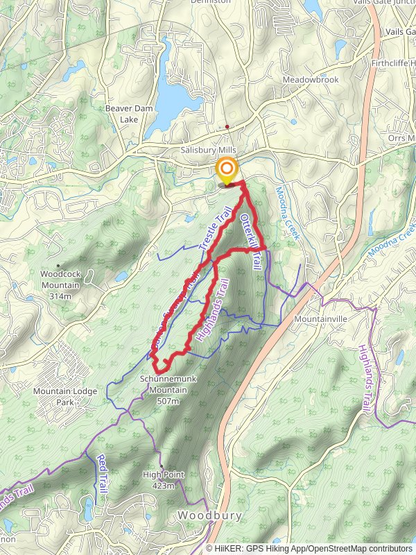 Schunnemunk Mountain Loop via Trestle Trail