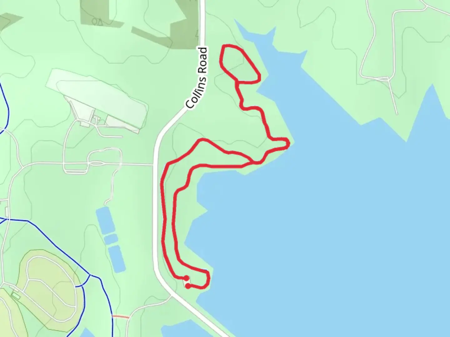 An image depicting the trail Eagle’s View Loop Trail and its surrounding area.