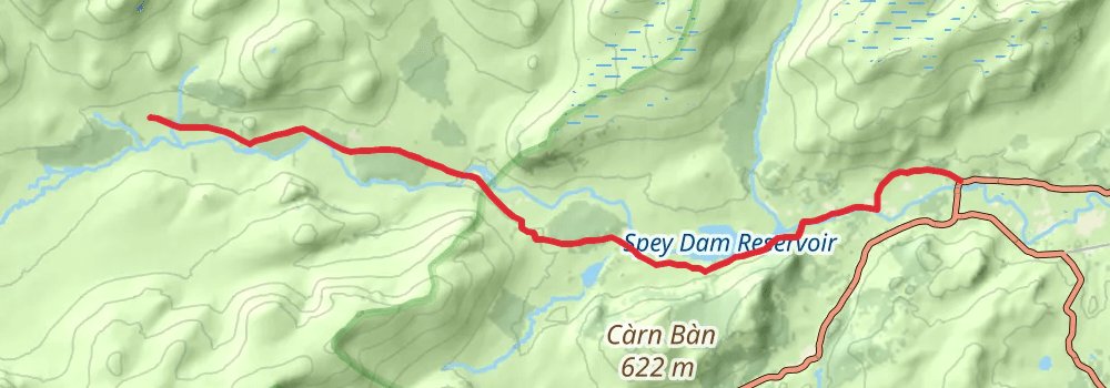 Scottish National Trail stage 26 Map