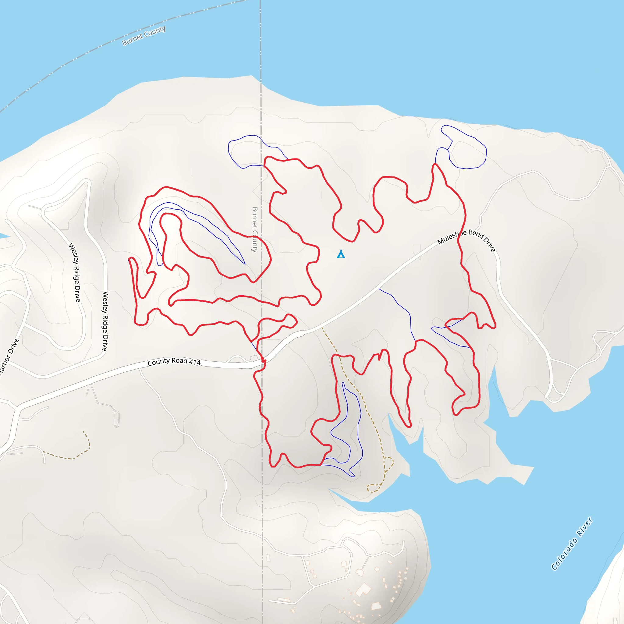 Muleshoe Bend Dispersed Camping Loop mobile static map