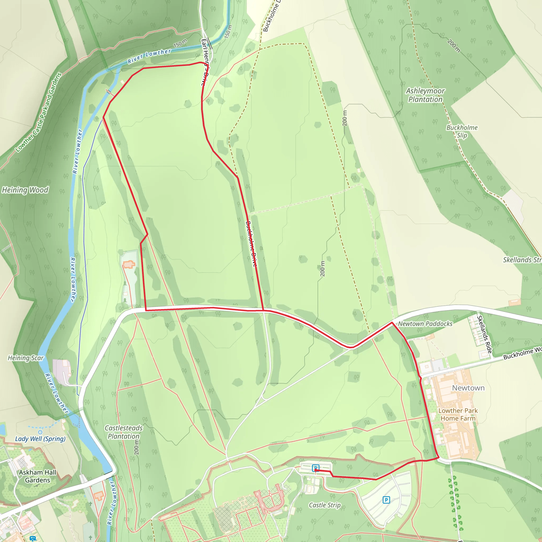 St Michael's Church Loop mobile static map