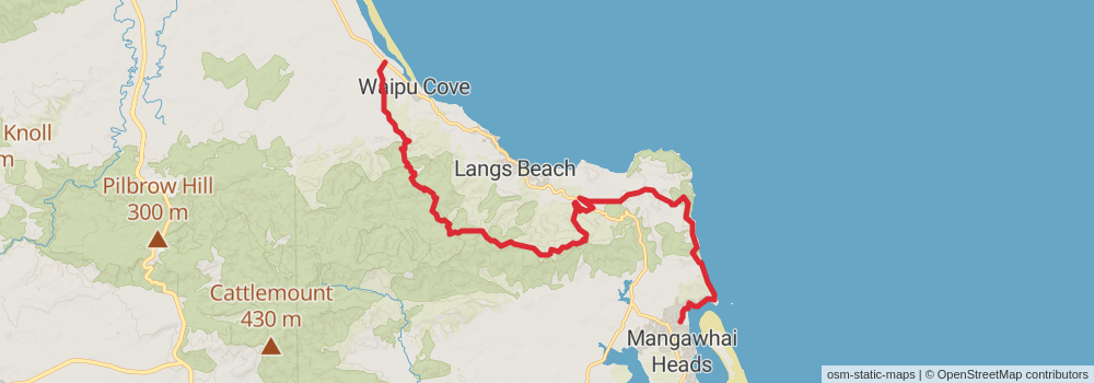 Te Araroa Trail stage 24 Map
