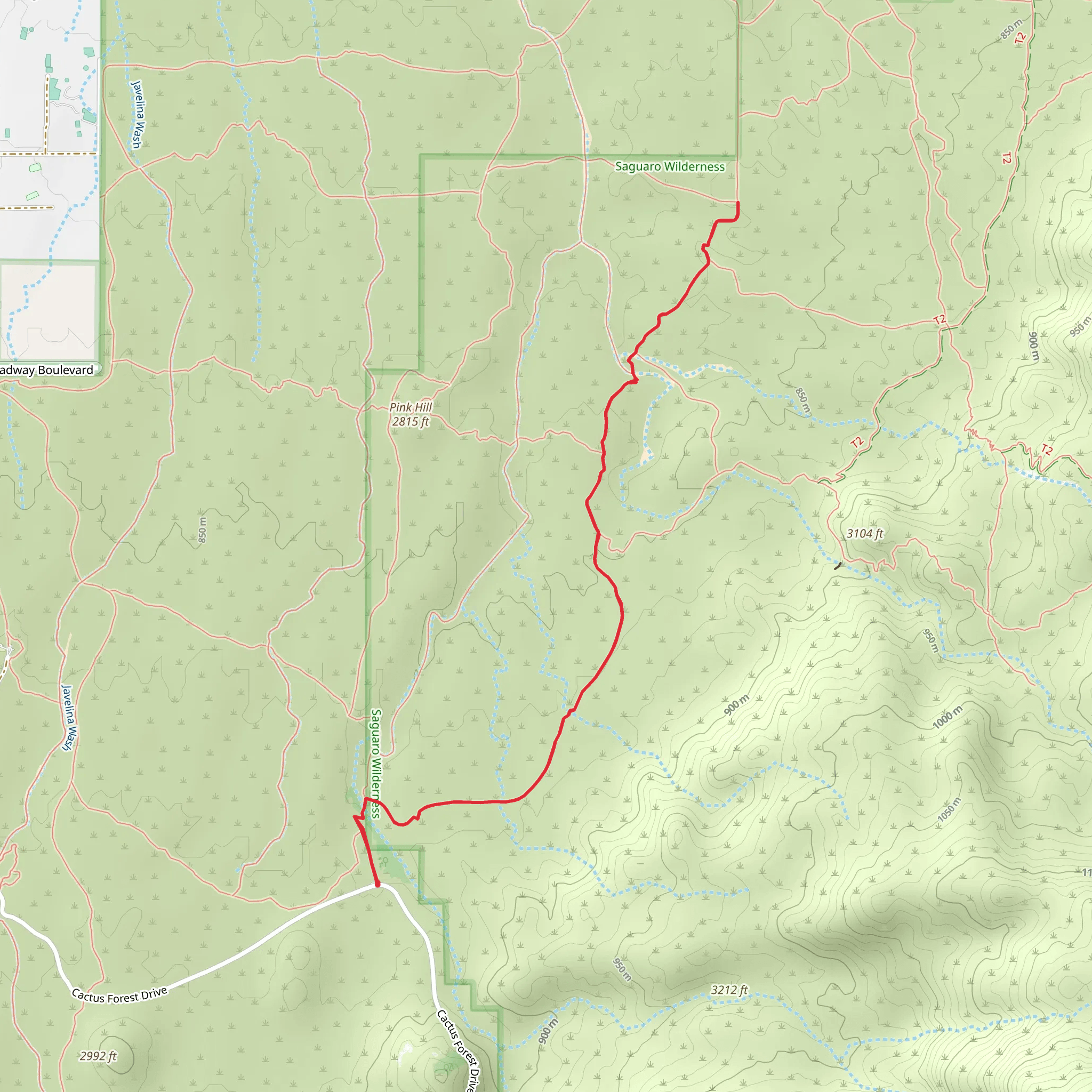 Squeeze Pen Trail mobile static map