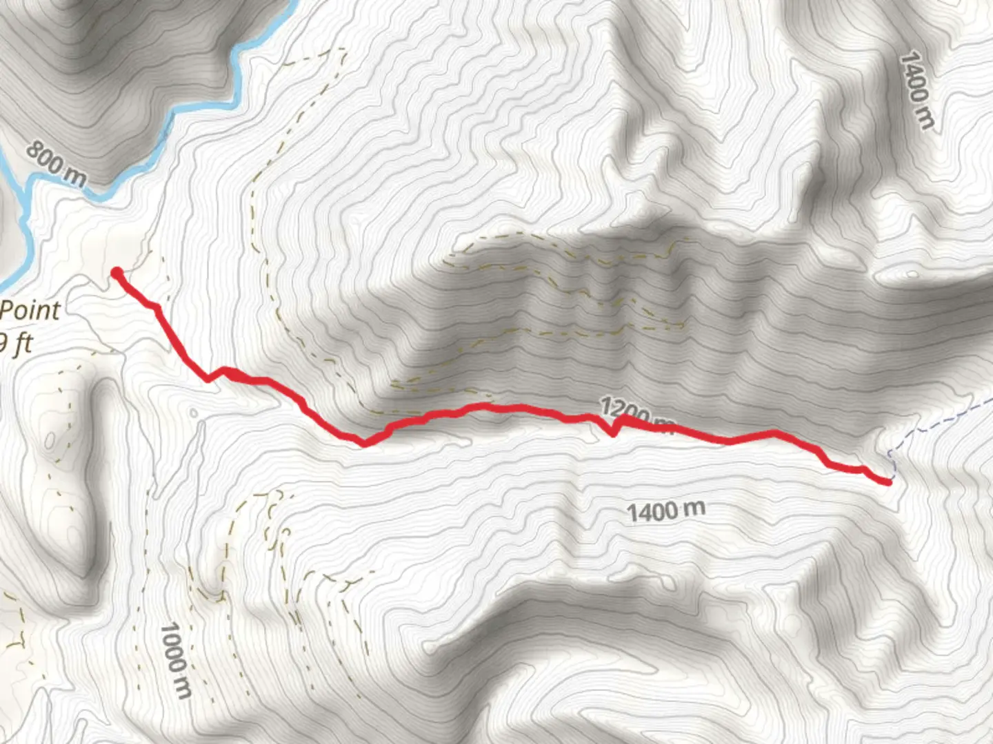 An image depicting the trail Paris Creek Short Trail and its surrounding area.