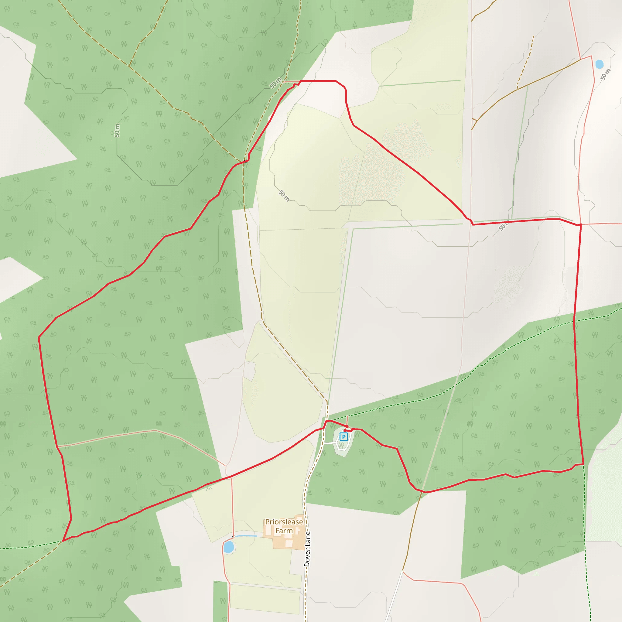 Hammerpot Circular Path mobile static map