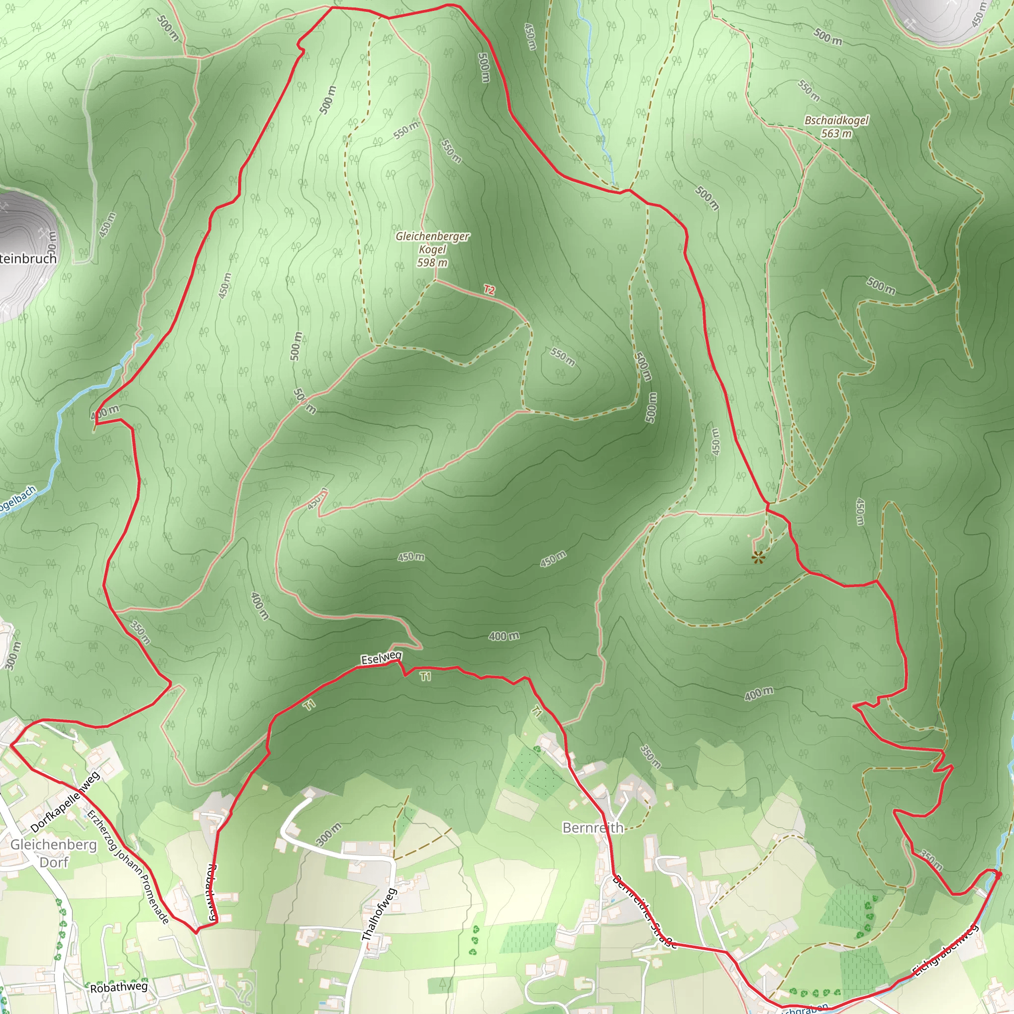Kogelrundweg mobile static map