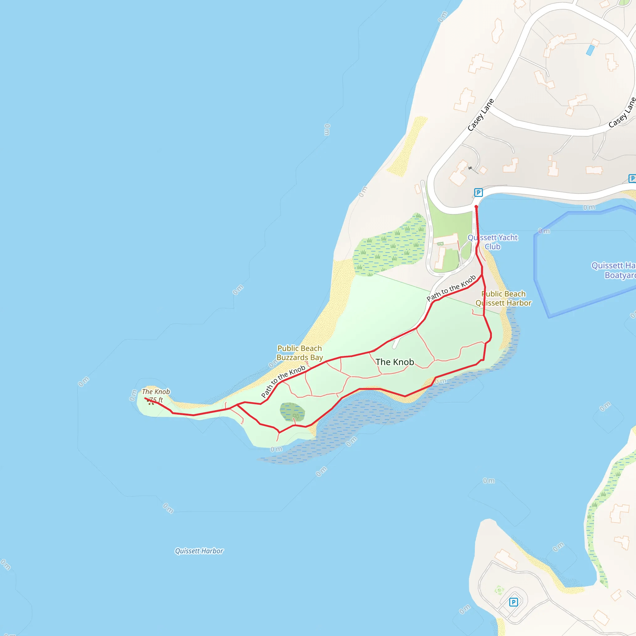 Path to the Knob mobile static map