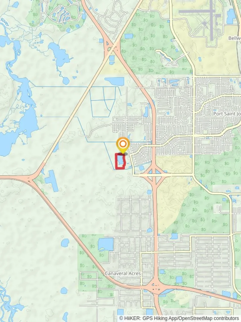 An image depicting the trail Happy Trail Loop and its surrounding area.