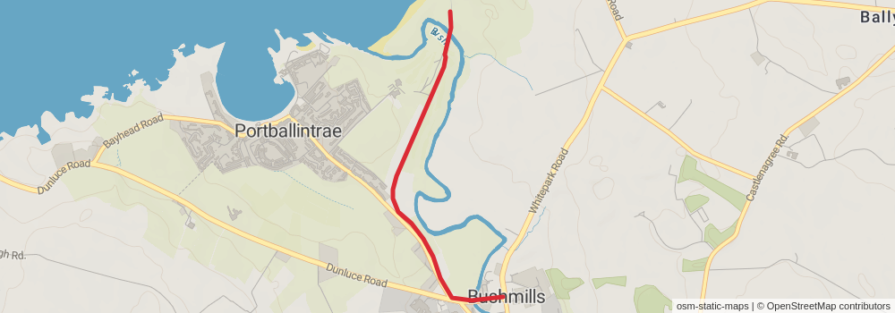 Causeway Coast Way spur 1 Map
