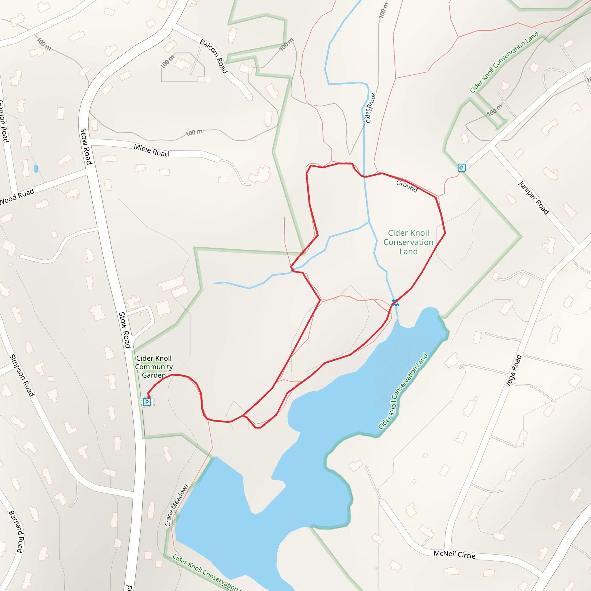 Cider Brook mobile static map