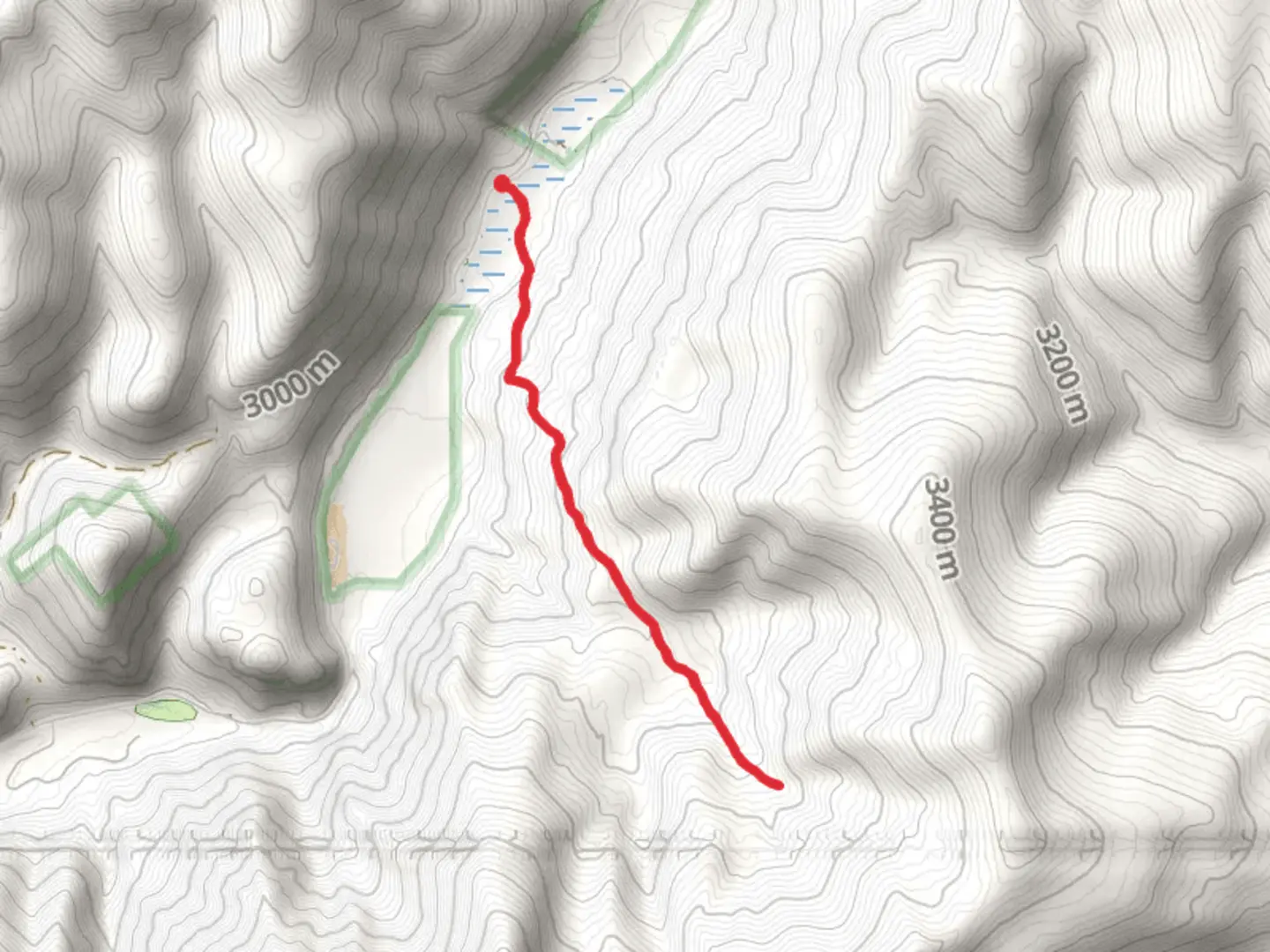 An image depicting the trail Horse Basin Trail and its surrounding area.