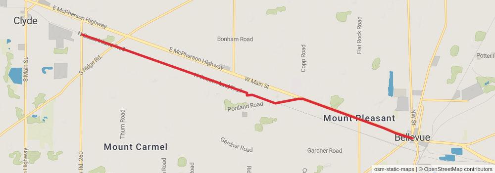American Perimeter Trail - North Country Primary stage 21 Map