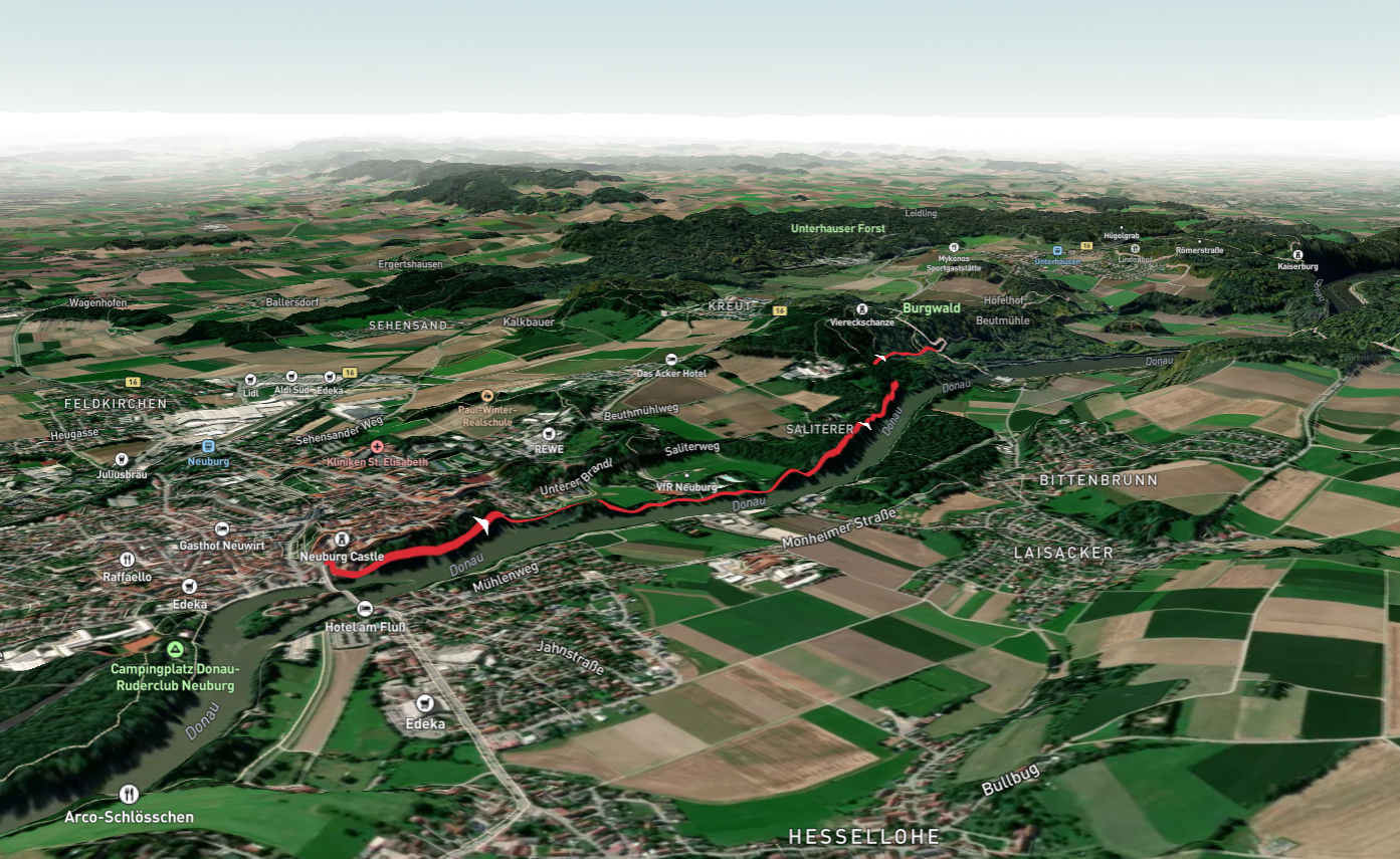 Schloss Neuburg to Alte Burg Walk