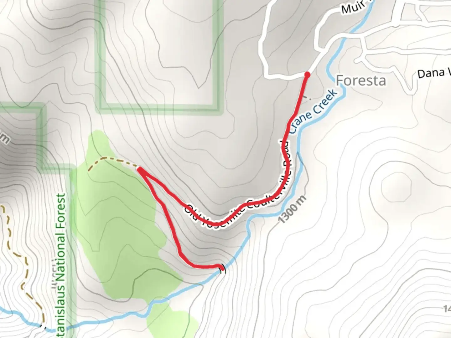 An image depicting the trail Crane Creek and its surrounding area.