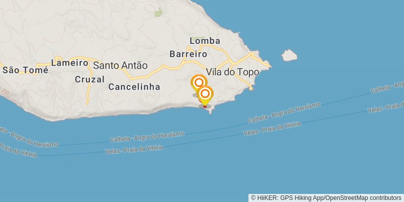 Great Route of São Jorge spur 2 Map