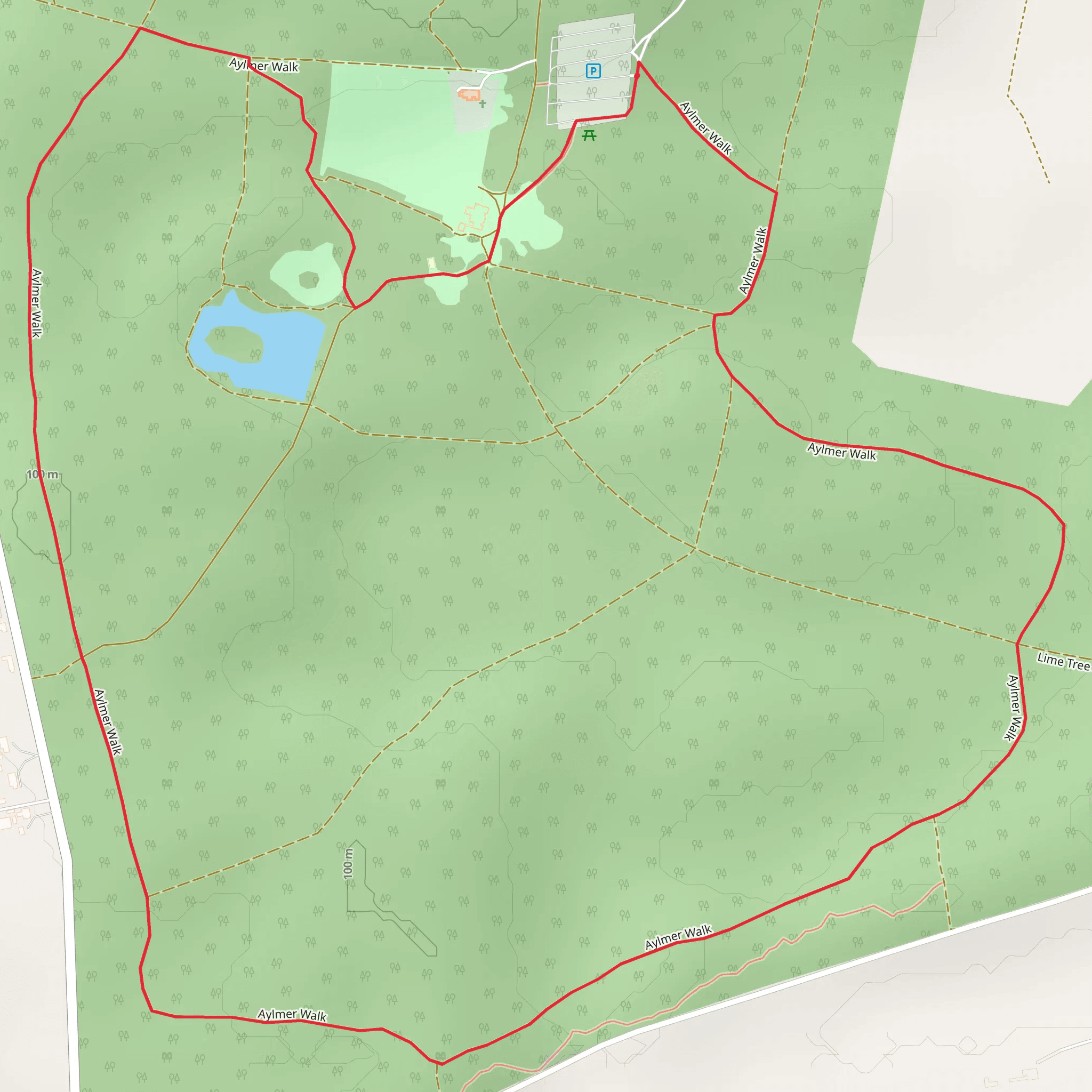 Donadea Forest Park - Alymer Walk mobile static map