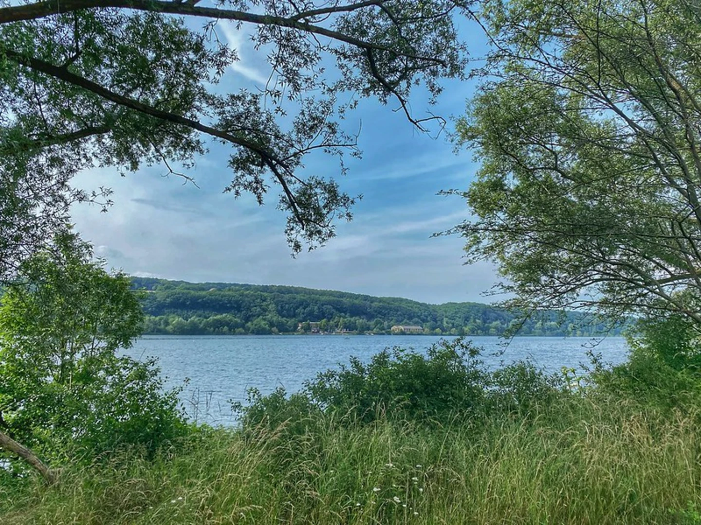 An image depicting the trail Oelbach Loop via O Rund um Stiepel and its surrounding area.