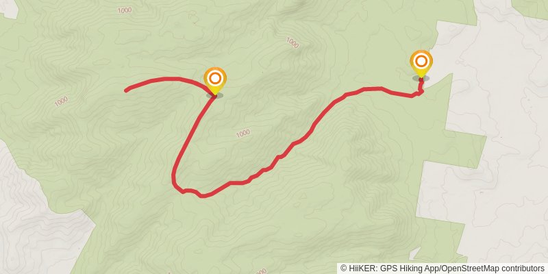Mt Burrowa Trail stage 2 Map