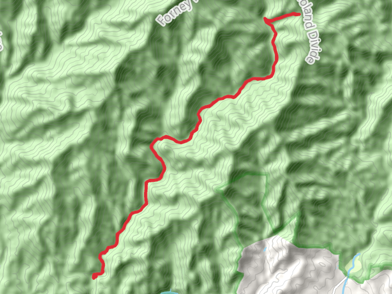 Noland Creek Trail mobile static map