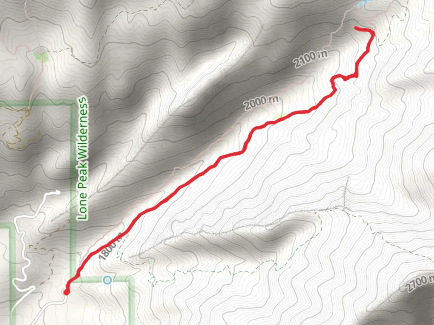 An image depicting the trail Deer Creek and Dry Creek Trail and its surrounding area.