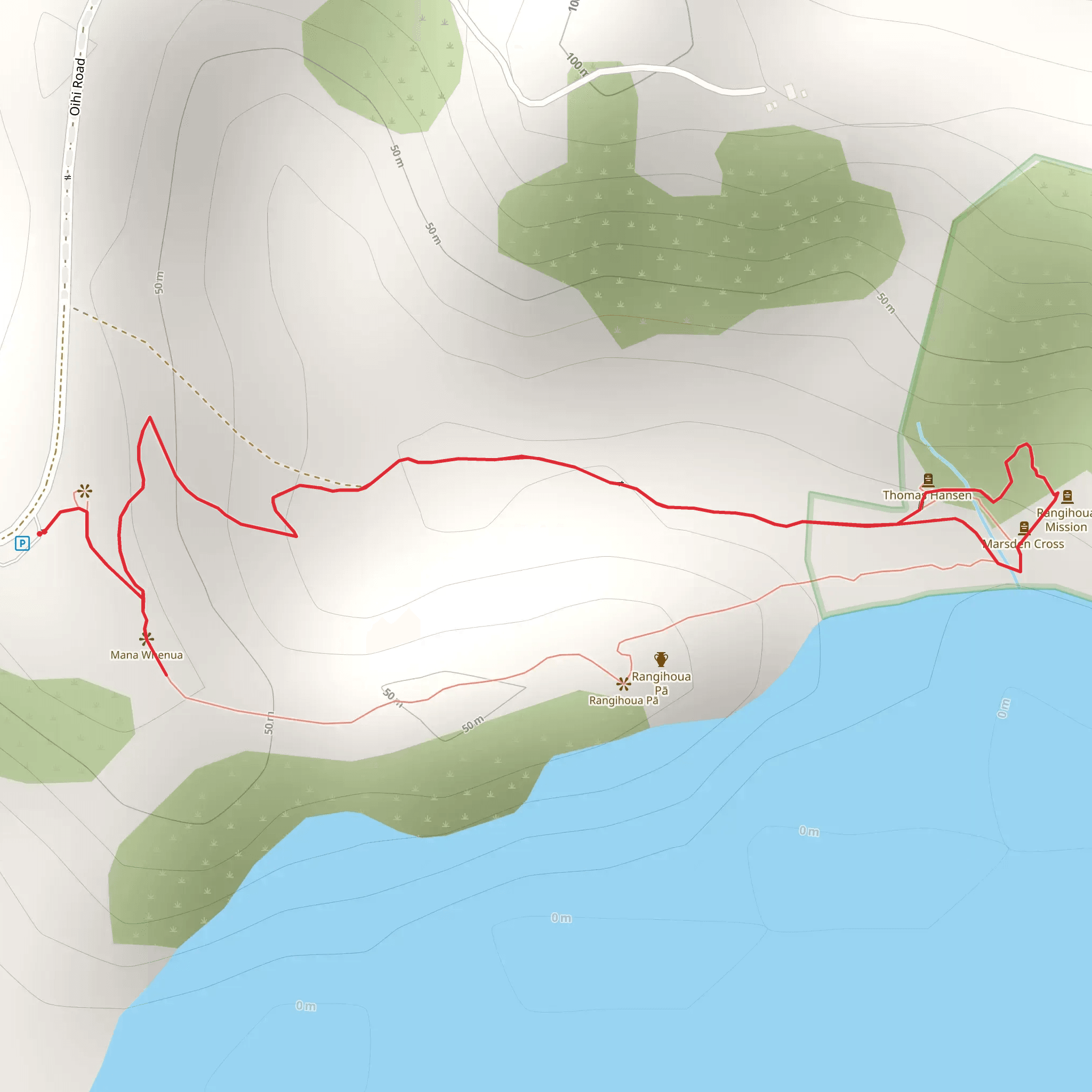 Marsden Cross Track mobile static map