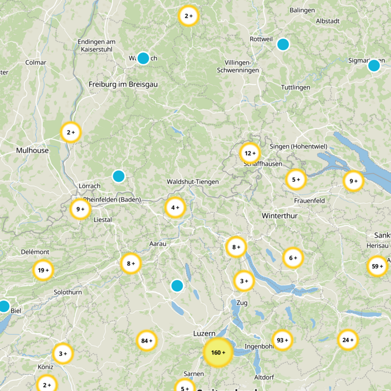 Bezirk Zurzach Static Map