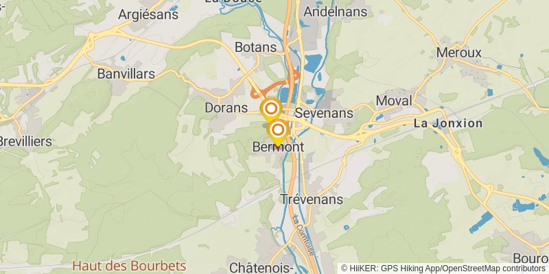 GR de Pays - Randonnée des Forts alt 2 Map