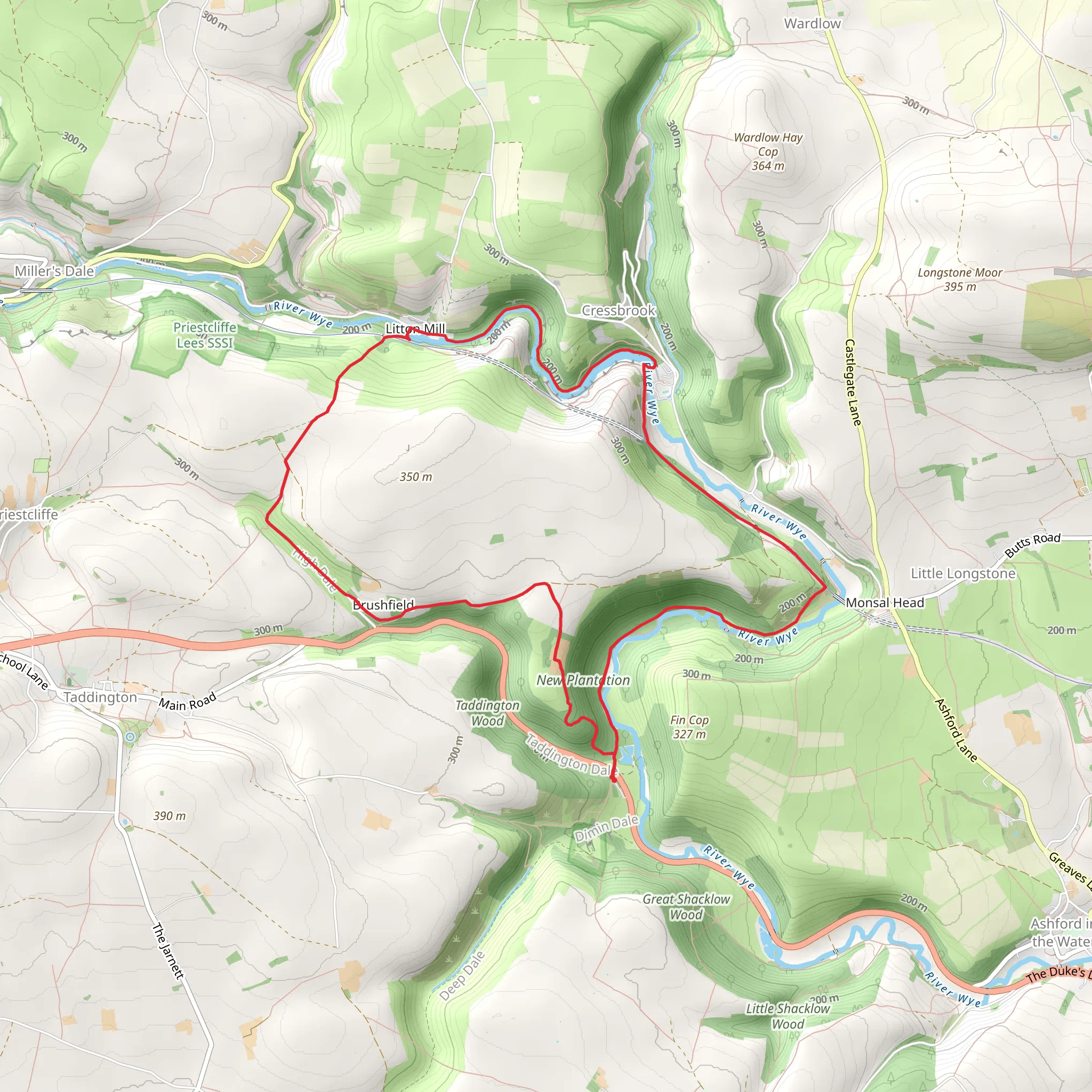 Water cum Jolly Dale and New Plantation Loop mobile static map
