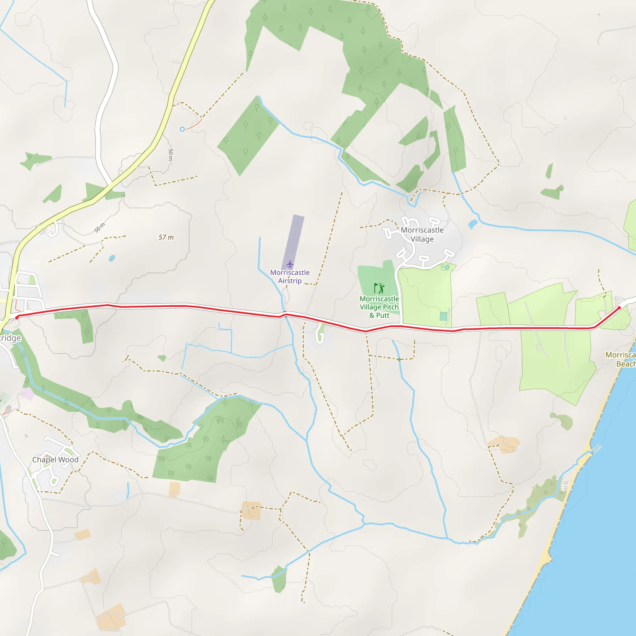 Kilmuckridge Morriscastle mobile static map