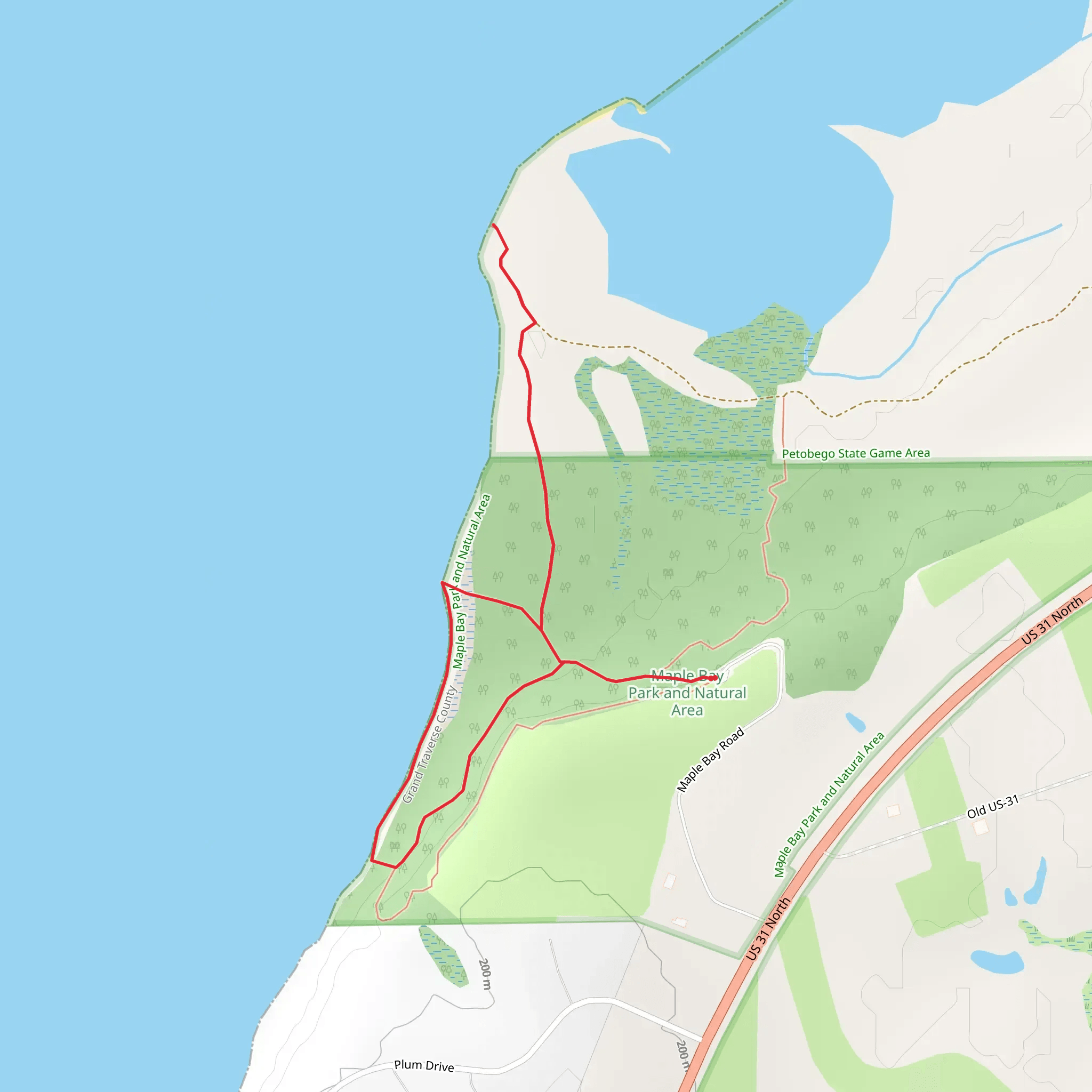 Tobeco Creek Walk mobile static map