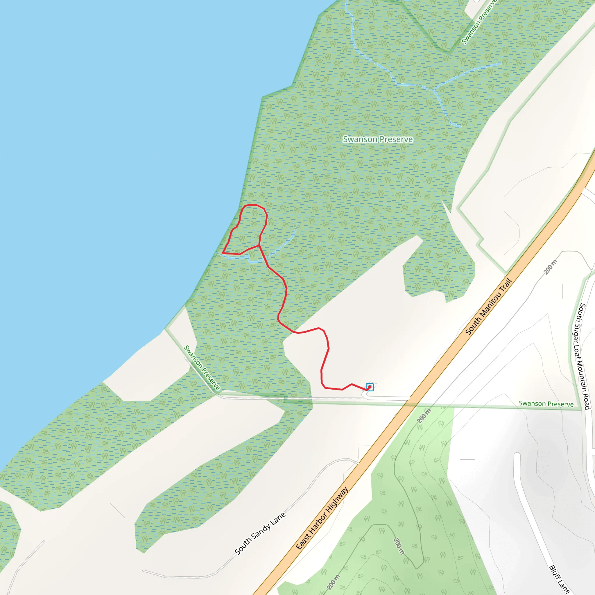 Swanson Preserve mobile static map