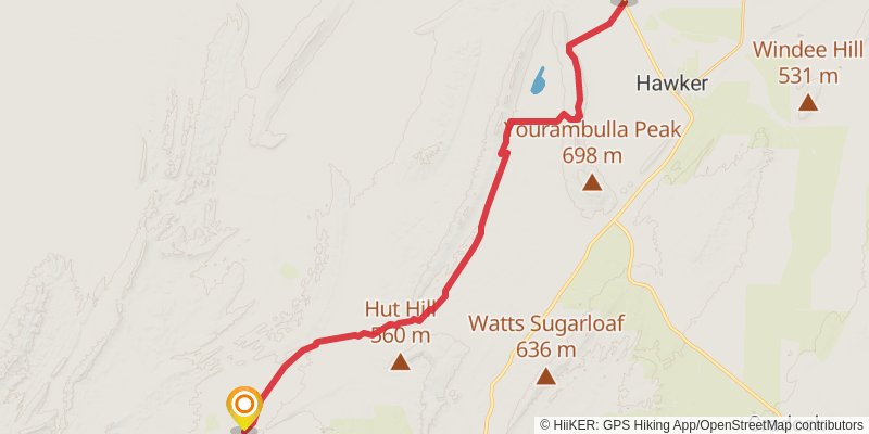Mawson Trail alt 9 Map