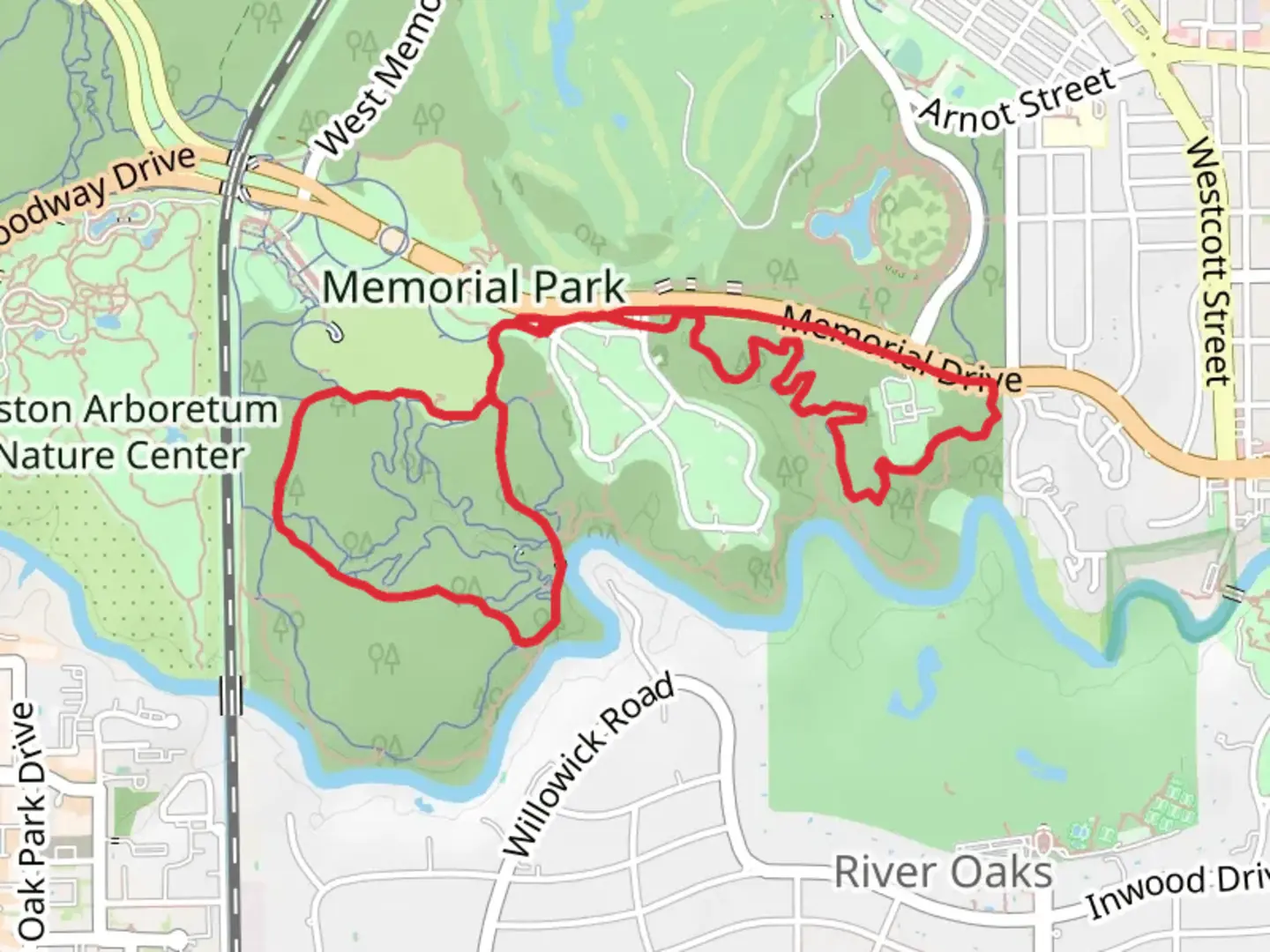 An image depicting the trail Green Ridge and Purple Loop Trail and its surrounding area.