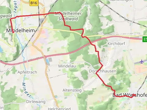 Baf Worishofen to Mindelheim Walk