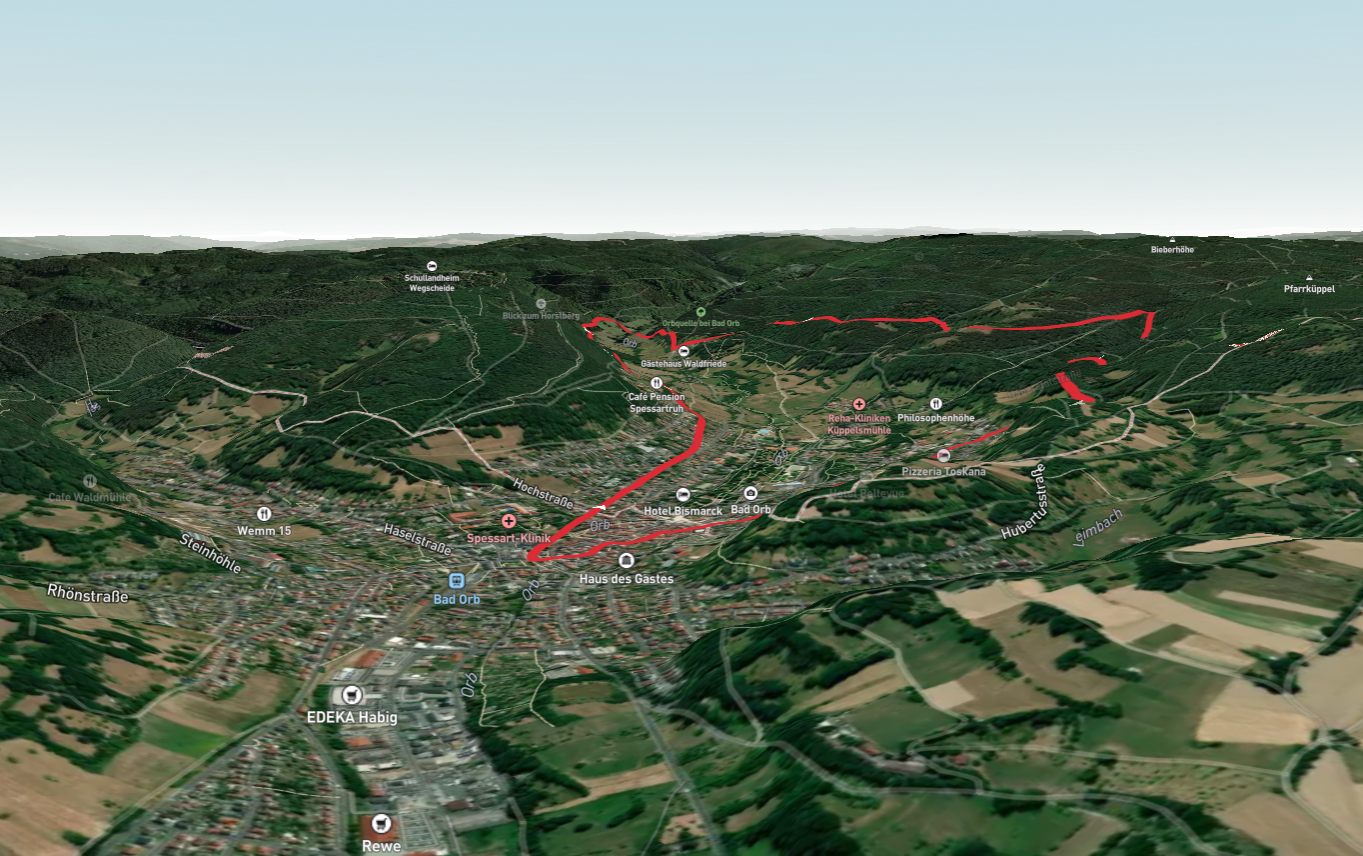 Wanderwege Bad Orb Loop