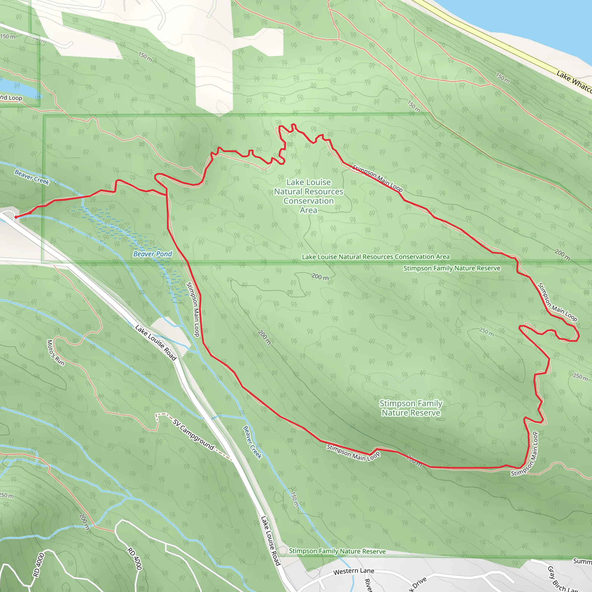 Stimpson Main Loop mobile static map