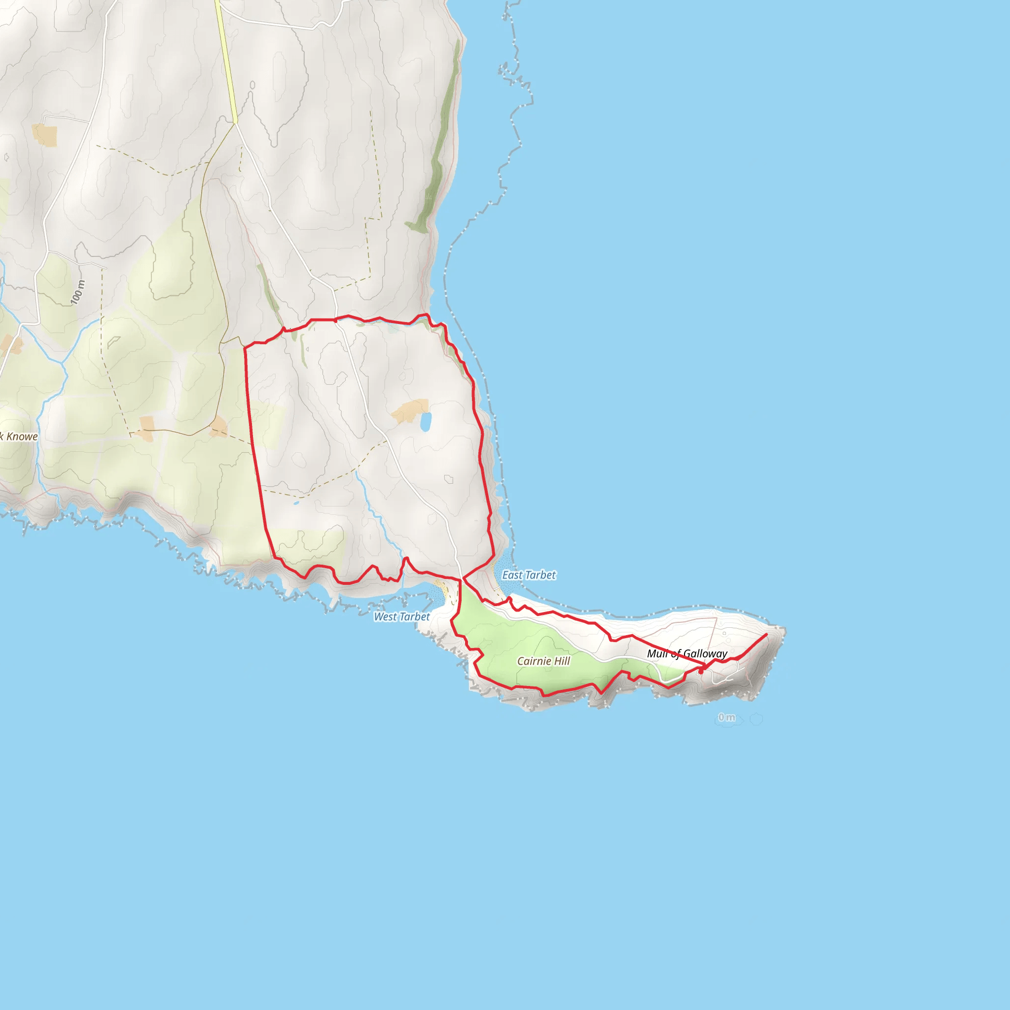 Mull of Galloway Circular mobile static map