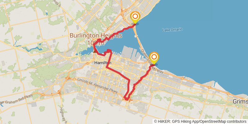 Waterfront Trail alt 4 Map