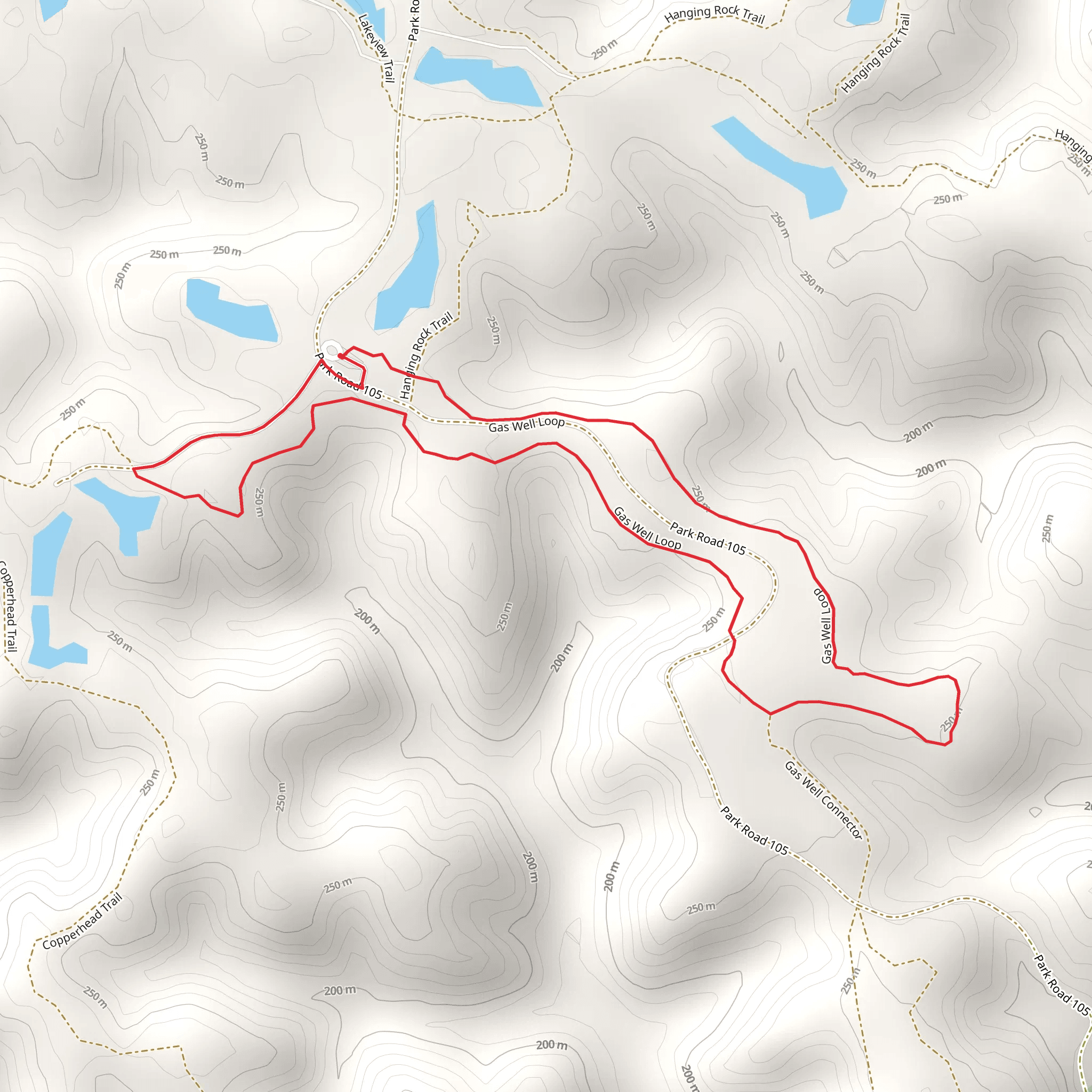 Gas Well Loop mobile static map