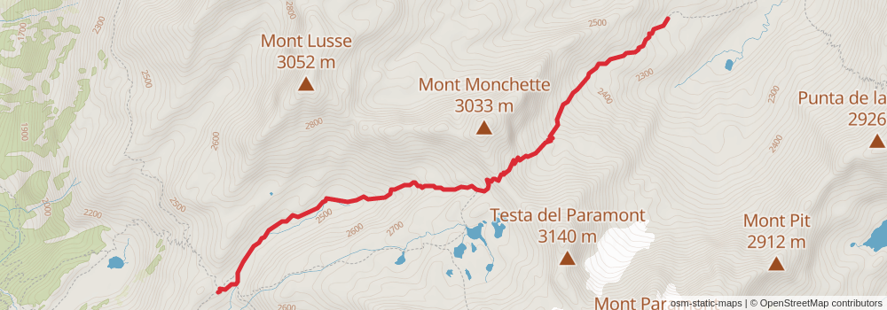 Sentiero Italia - Alps Section stage 142 Map