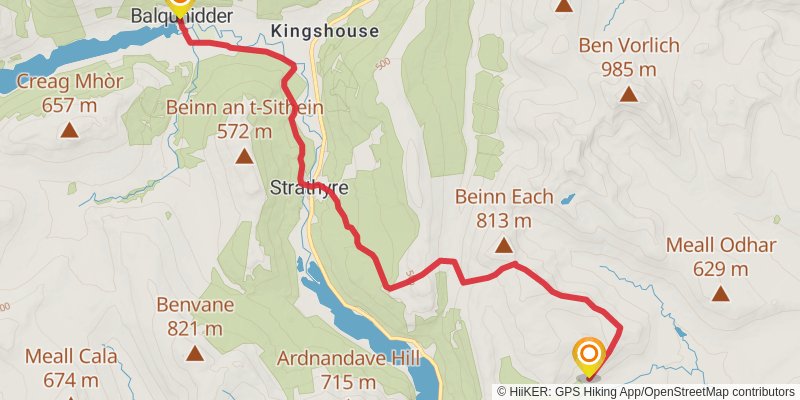 Stevenson Way stage 19 Map