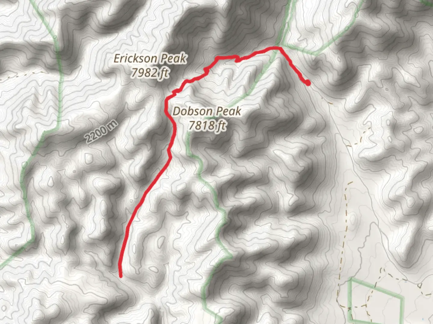 An image depicting the trail Price Shake Trail and its surrounding area.