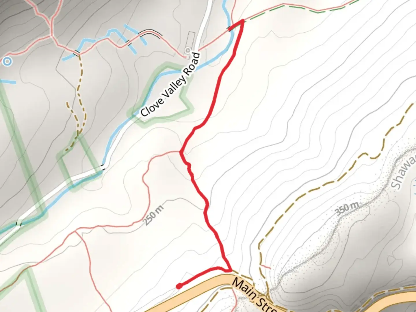 An image depicting the trail Trapps Bridge Trail and its surrounding area.