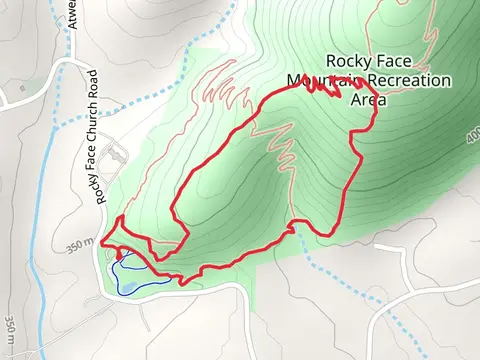 Vertical Mile Challenge Trail and Hollow Rock Trail Loop